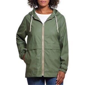 Weatherproof Vintage Women’s Rain Slicker Jacket in Clover - Size S/CH